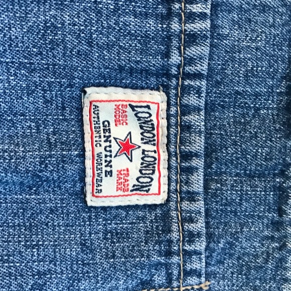 Vintage cutoff London London overalls. - Picture 2 of 4